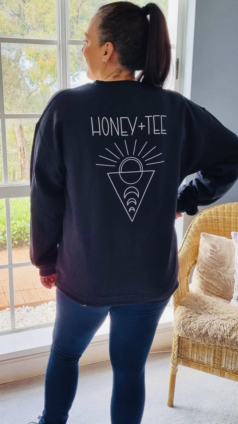 Honey + Tee Boho Crew Neck