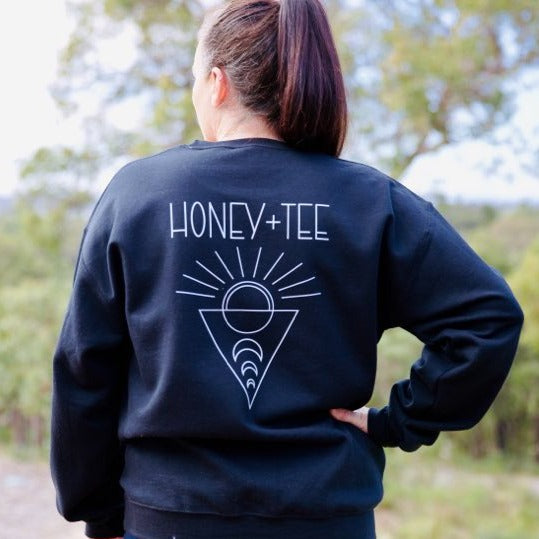 Honey + Tee Boho Crew Neck