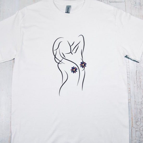 Flower Lady Relaxed Fit Tee