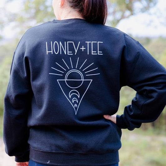 Honey + Tee Boho Crew Neck