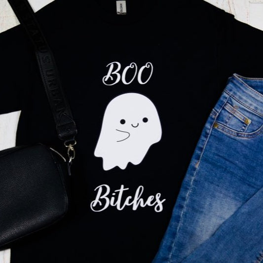 Boo Bitches Relaxed Fit Tee
