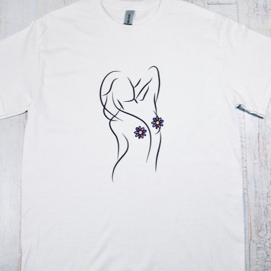 Flower Lady Relaxed Fit Tee